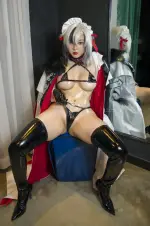 Tiny Asa アサ (tiny.asababy) cosplay Arlecchino - Genshin Impact (44).webp