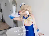 Chengzimiaoj cosplay Barbara - Genshin Impact (39).webp