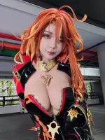 Umeko J cosplay Mavuika - Genshin Impact (69).webp