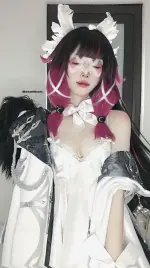 DreamlikeUwU cosplay Columbina - Genshin Impact (27).webp