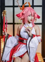 Meiilyn (yuumeilyn) cosplay Yae Miko - Genshin Impact (1).webp