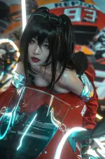 Nekokoyoshi (爆机少女喵小吉) cosplay Taihou Race Queen - Azur Lane (15).webp