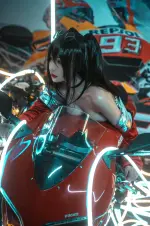 Nekokoyoshi (爆机少女喵小吉) cosplay Taihou Race Queen - Azur Lane (16).webp