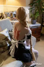 ATFM – Tsubaki cosplay Jeanne d’Arc Maid - FateGrand Order  (13).webp