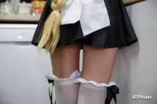 ATFM – Tsubaki cosplay Jeanne d’Arc Maid - FateGrand Order  (36).webp