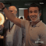 Going Out Cheers GIF by Welcome to Wrexham Going Out Cheers GIF by Welcome to Wrexham