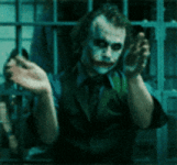 the joker applause GIF