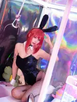 It’s ✨Charess Day!✨Celebrating my birthday today with a Makima Bunny Cosplay at District 1 Co...webp