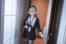 Rioko (凉凉子) cosplay Bronya Zaychik OL - Honkai Impact 3 (25).webp