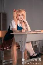 SleeppyLee1 (小礼好困) cosplay Airi Akitsuki - Oni Chichi (20).webp