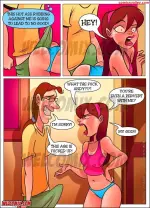 WelComix Naughty Fam - Naughty Fam 8 - Spying Behind The Door - 10.webp