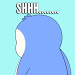 Silence Penguins GIF by Pudgy Memez Silence Penguins GIF by Pudgy Memez