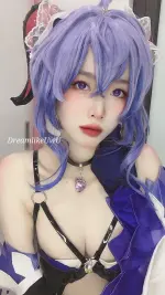 DreamlikeUwU cosplay Ganyu Succubus - Genshin Impact (9).webp