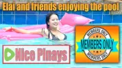 Elai and friends enjoying the pool.webp