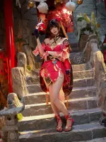Machi馬吉 cosplay Sparkle (Hanabi) - HonkaiStar Rail (1).webp