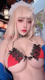 Byoru - Marin Kitagawa Red Lingerie (36).webp